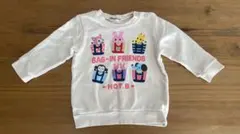 ホットビスケッツ　トレーナー　80 HOT BISCUITS ミキハウス