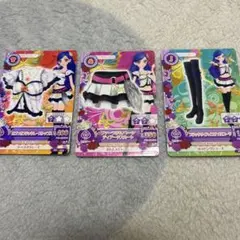 アイカツ　ロゴつきブラックレーストップス　風沢そら