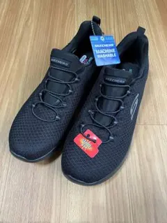 SKECHERS WIDE FIT MEMORY FOAM 25cm 黒