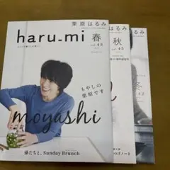 栗原はるみ　haru_mi 2017 年　春秋冬　３冊セット