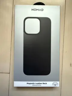 新品16Promax用NOMAD MagneticLeatherBack NOMAD Magnetic Leather Back Case with MagSafe Compatible for