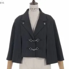 最終☆axesfemme / アクシーズファム ビット付き ケープ ジャケット
