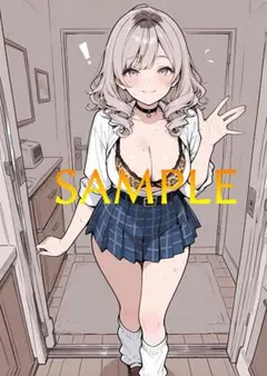 ポスター A4 AI美女 下着 セクシー 送料込み 高画質 ギャル　A12