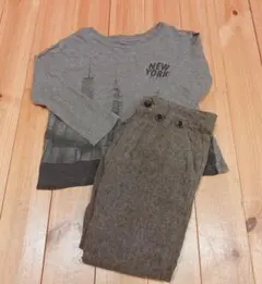 まとめ*ZARA長袖Tシャツパンツ　100