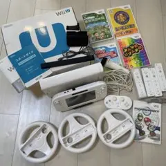 Wii U 本体 + ゲームソフト5本 + 付属品セット
