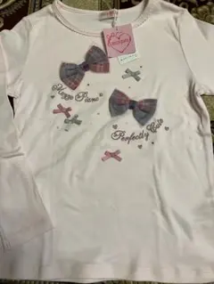 mezzo piano 長袖カットソー 140 ピンク　新品未使用