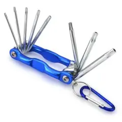8in1 トルクスレンチセット 折り畳み式 携帯工具 自転車;M5562;のサムネイル