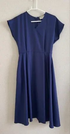 UNITED ARROWS ワンピース ロイヤルブルー フォーマル 上品