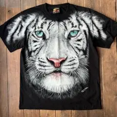 コアファイター ブラウン 虎刺繍Tシャツ XL 中古・古着通販】COREFIGHTER (コアファイター) 虎刺繍Tシャツ