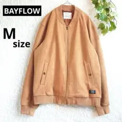 【美品】BAYFLOW フェイクスエードブルゾン キャメルメンズ 秋冬 Mサイズ