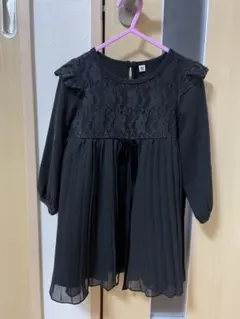 セレモニー用　黒ワンピース　95センチ