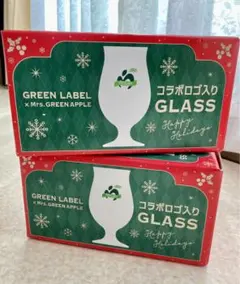 GREEN LABEL x Mrs. GREEN APPLE コラボグラス