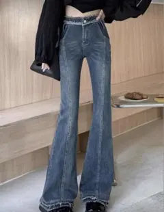 SHEIN フレアデニム