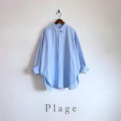 美品24AW Plage プラージュ Light Oxford Long シャツ - メルカリ