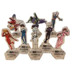 アニメ エヴァンゲリオン ミニアクリルスタンド 8体セット