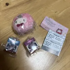 サンリオ 起き上がりぬいぐるみマスコット ラテクマバージョン マイメロディ