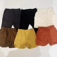 【80】【最終値下げ！】保育園用 無印 西松屋 長ズボン 半ズボンセット