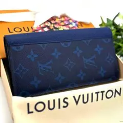 古村廉 ルイヴィトン タイガラマ ポルトフォイユ ブラザ ブルー 古村廉様専用 ルイヴィトン タイガラマ ポルトフォイユ ブラザ