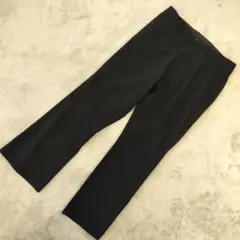 COMME ÇA DU MODE スラックス XL ブラック 伸縮素材