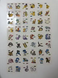 じ*読様 ポケモンパンシール まとめ売り 52枚セット