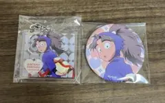 星*い様 忍たま乱太郎 アニカフェ アクリルキーホルダー 缶バッジ 竹谷八左ヱ門