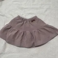 petit main カットグログランフレアースカパン(ラベンダー)