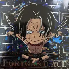 ワンピースウエハースシール シークレット　ポートガス・D・エース