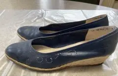 フェラガモ　ウェッジ シューズ　大きいサイズ