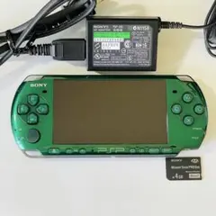 【美品‼︎】SONY PSP-3000 スピリティッドグリーン すぐ遊べるセット‼︎