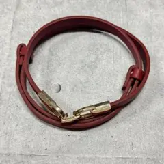 新品 ゴールドバックルベルト フェイクレザー 細ベルト スライドベルト ブラウン