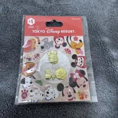 ディズニー　お正月　2018 金 だるま マスコット