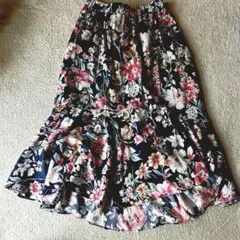 ココディール　花柄　スカート