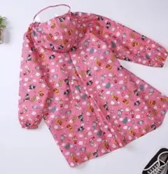 【アンパンマン】新品未使用 レインコート ピンク S (78-100cm)