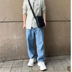 ラコステ　ワイドデニムパンツ　38のサムネイル