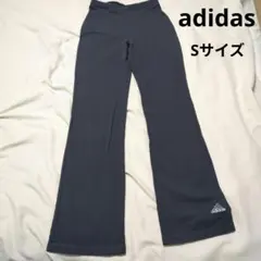 A9275【adidas】スパッツ　長ズボン　チャコールグレー　Sサイズ