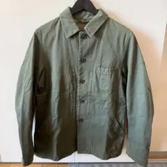 古着　ミリタリージャケット　カーキ