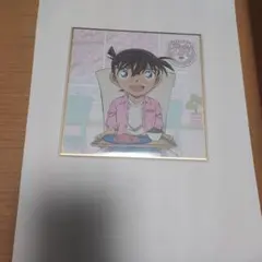 セガラッキーくじオンライン　名探偵コナンカフェ　ミニ色紙　江戸川コナン②