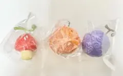 ワンピース 悪魔の実 ゴムゴムの実 メラメラの実 ヒトヒトの実 3点　フィギュア