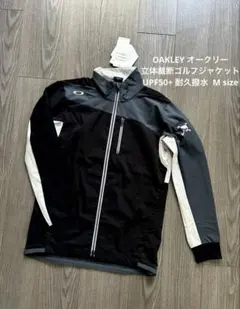 新品 OAKLEY オークリー 立体裁断ゴルフジャケット UPF50 耐久撥水M