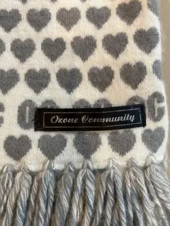 オゾンコミュニティ　中古　ハート柄　ロングマフラー