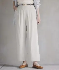GLOBAL WORK ウツクシルエット　DRYストレートパンツ　Mサイズ