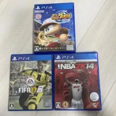 PS4 実況パワフルプロ野球2016 FIFA17 NBA2K14
