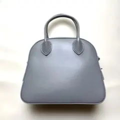 メゾンカナウ　ROUND BOSTON(M)ボストンバッグ MAISON CANAU(メゾン カナウ)｜SHRINK ROUND-BOSTON(M)/ブラック