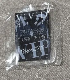 ViViD 豊洲PIT VIP 特典 pass風キーホルダー 銀テープ 新品】ViViD 3/27 豊洲PIT VIPチケット特典 キーホルダー - メルカリ