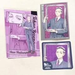 東京リベンジャーズ　プリンセスカフェ　額縁　ポストカード　コースター　蘭