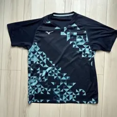 Mizuno 卓球ウェア Lサイズ 幾何学模様