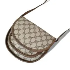 美品 正規品 グッチ ショルダーバッグ GGスプリーム PVC レザー 斜め掛け