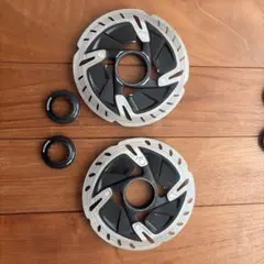 シマノ　ディスクブレーキ　140㎜ ローター　SM-RT900 2枚　中古　② シマノ（SHIMANO） ディスクブレーキローター 2枚セット SM-RT900-SS