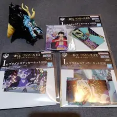 一番くじ ワンピース 悪魔を宿す者達 F賞 ヘッドマグネット カイドウ　他4点