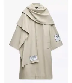 【新品・未使用】ZARA ハーバード大学　ケープ付き　トレンチコート